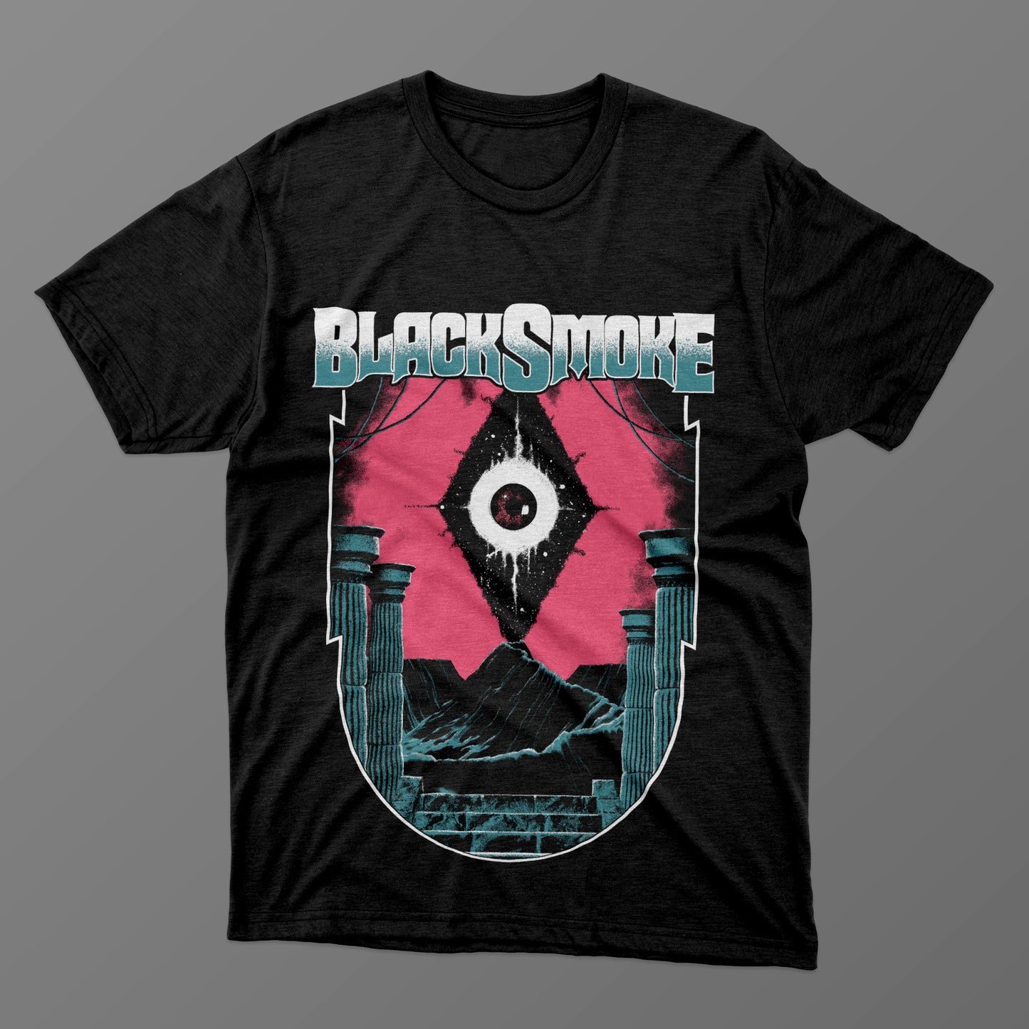 Remera Black Smoke - Ojo