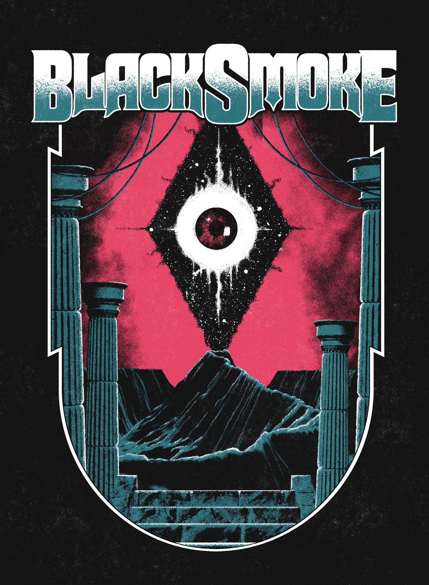 Remera Black Smoke - Ojo