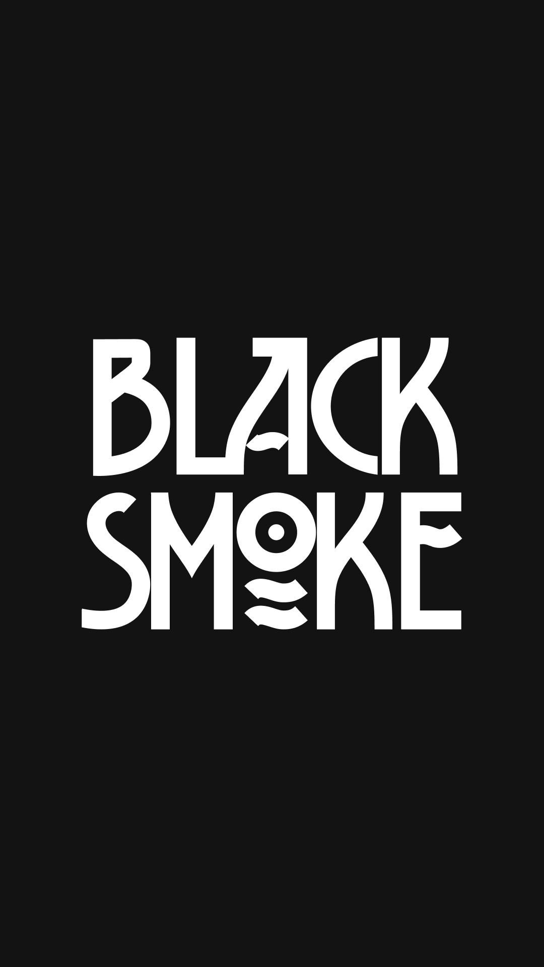 Remera Black Smoke - Logo
