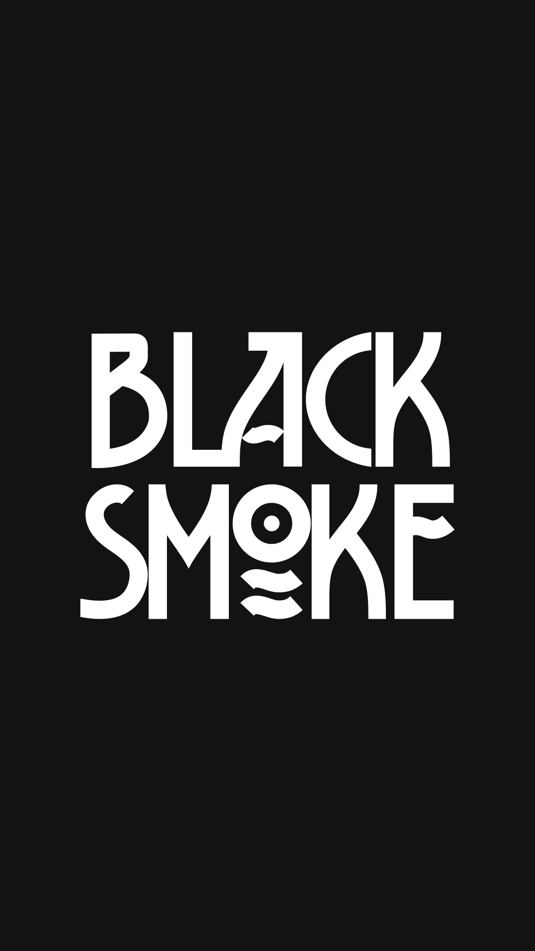 Black Smoke T-shirt - Logo