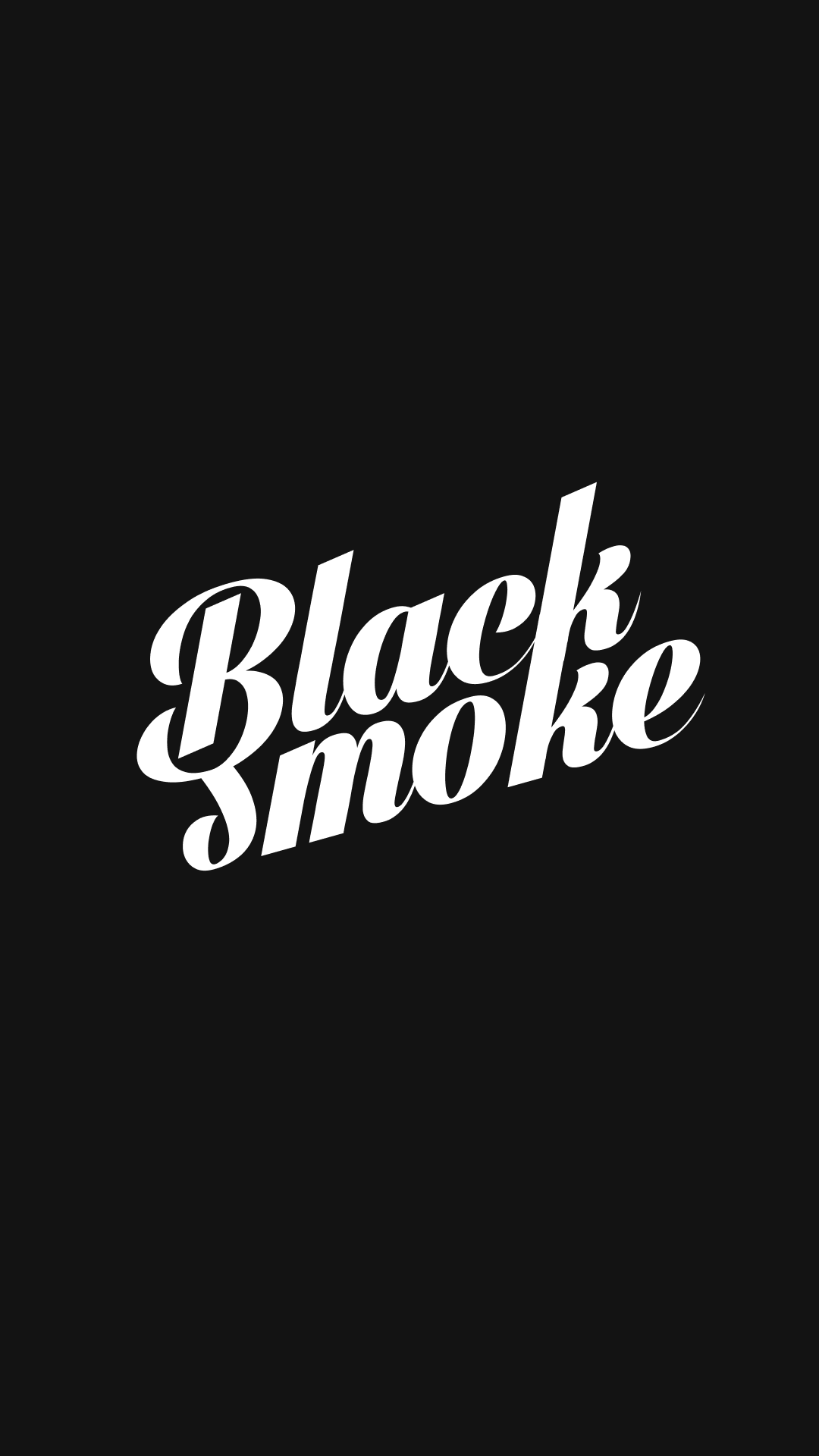 Black Smoke T-shirt - Vintage Logo